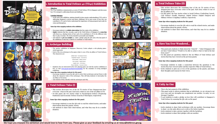 TD40 Exhibition Facilitation Guide for Educators