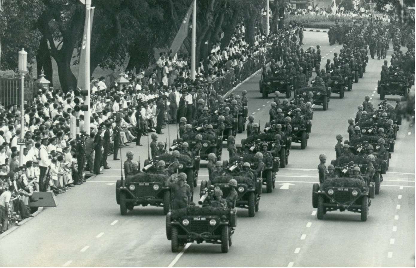 SAF National Day Parade 1965 Padang